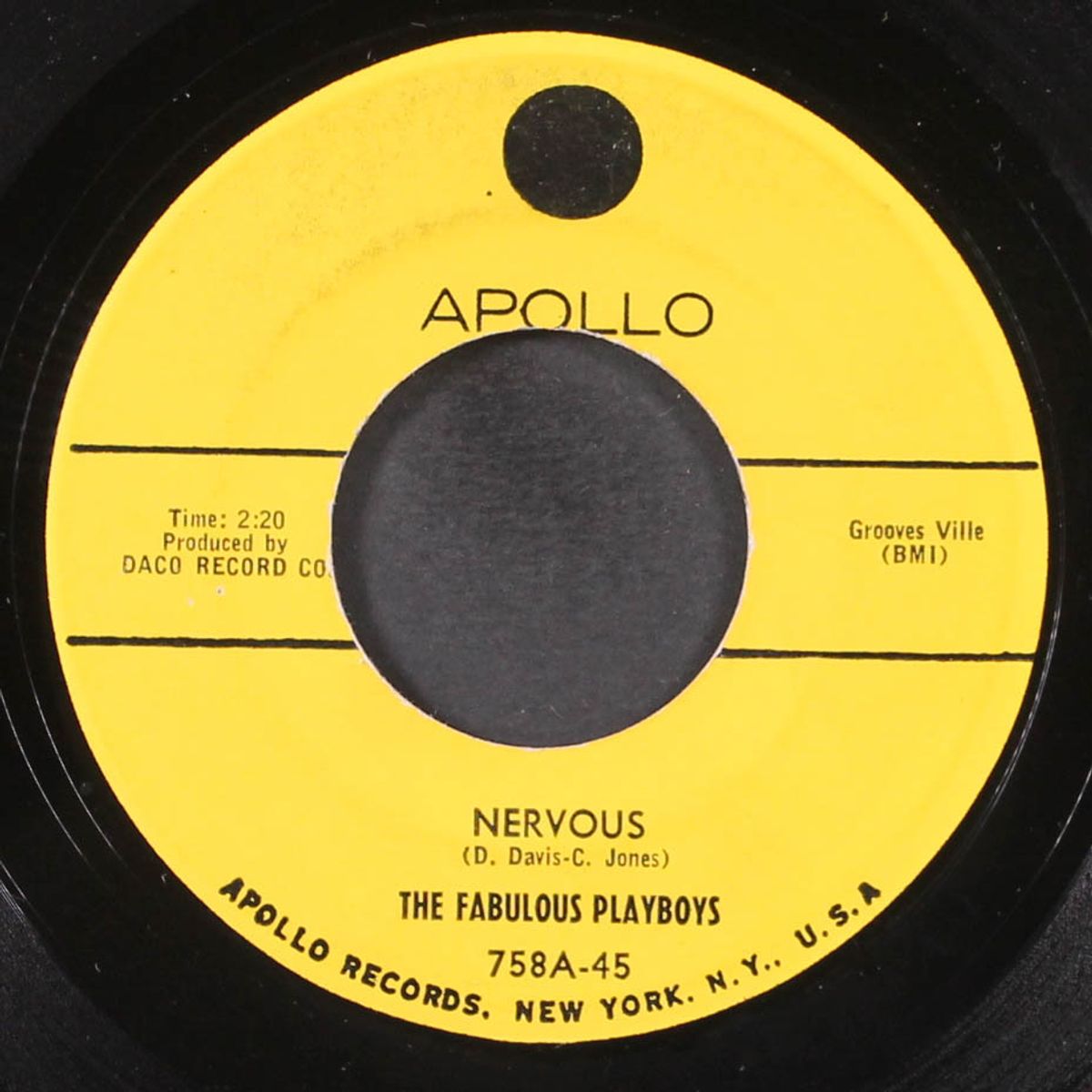 nervous / forget the past by FABULOUS PLAYBOYS