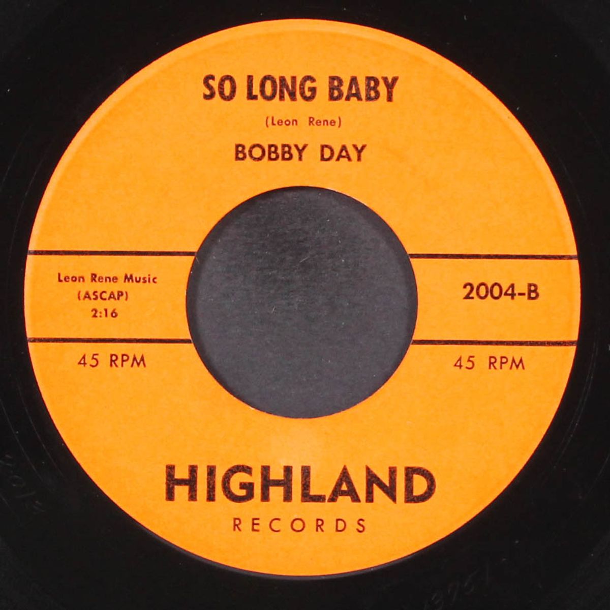 rockin' robin / so long baby by BOBBY DAY