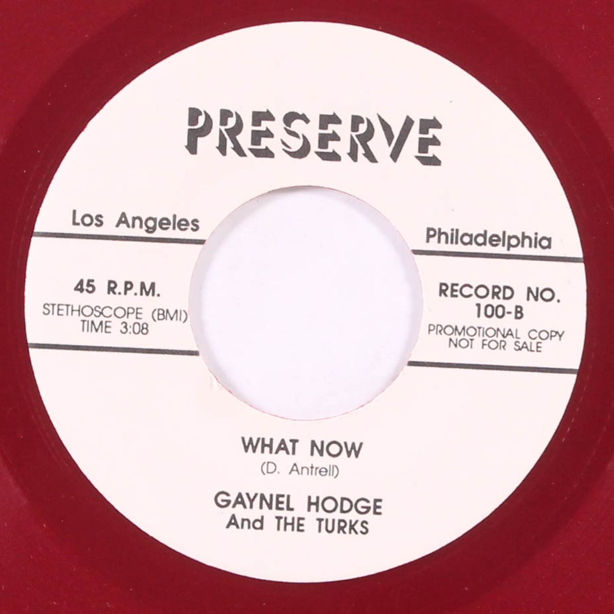 heartbreak / what now by GAYNEL HODGE & TURKS