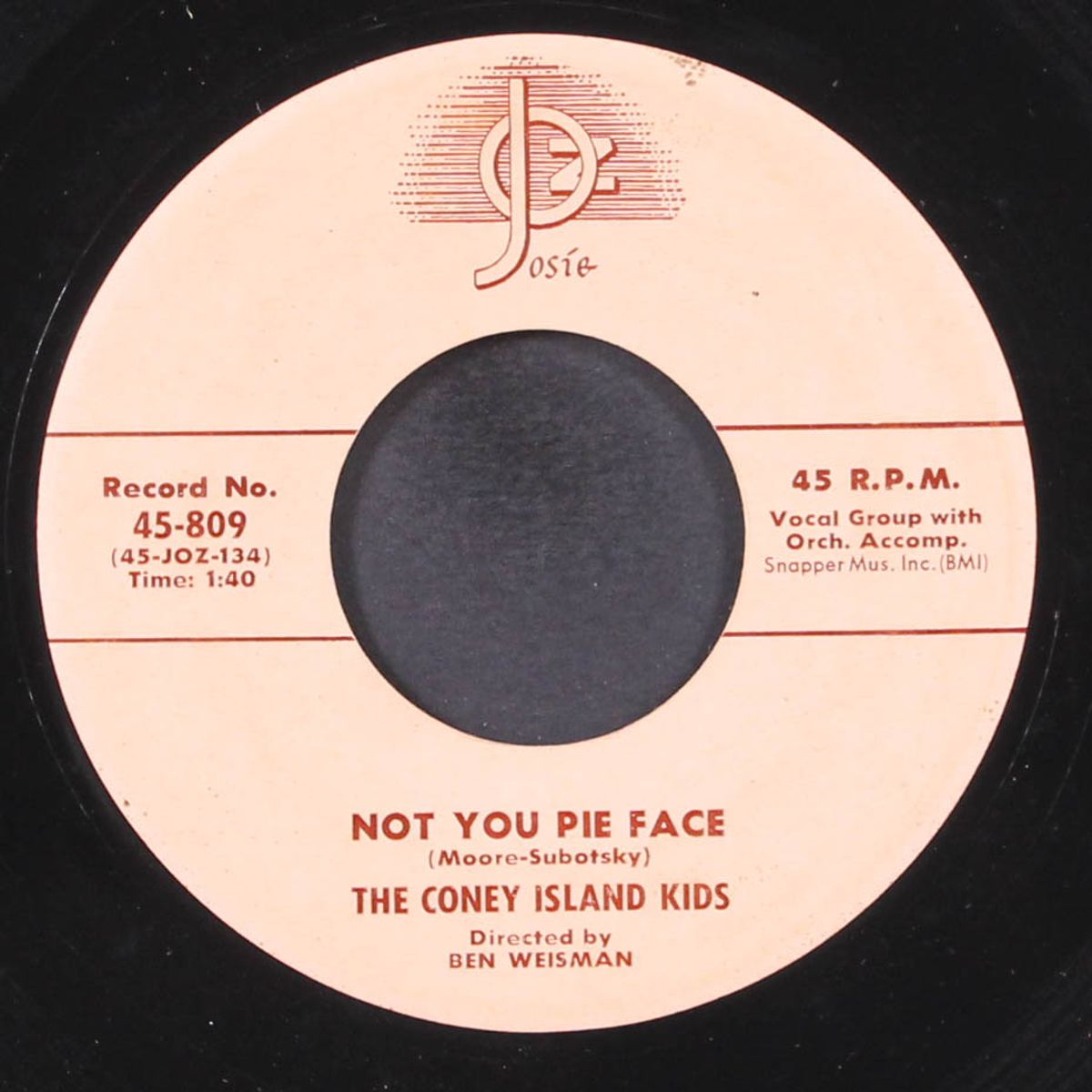pop corn and candy / not you pie face by CONEY ISLAND KIDS