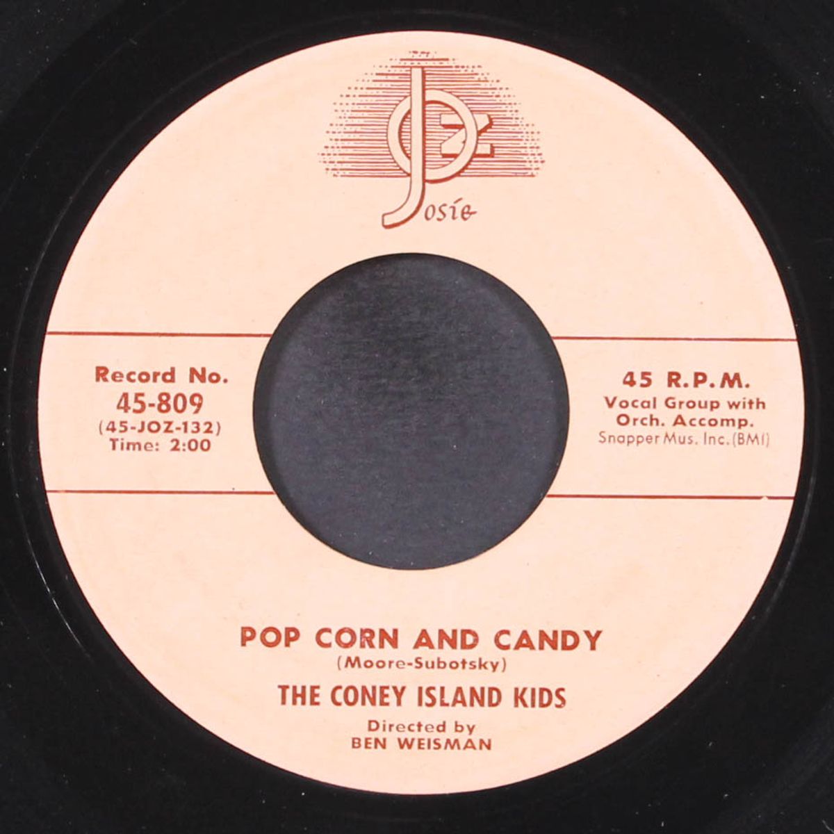 pop corn and candy / not you pie face by CONEY ISLAND KIDS