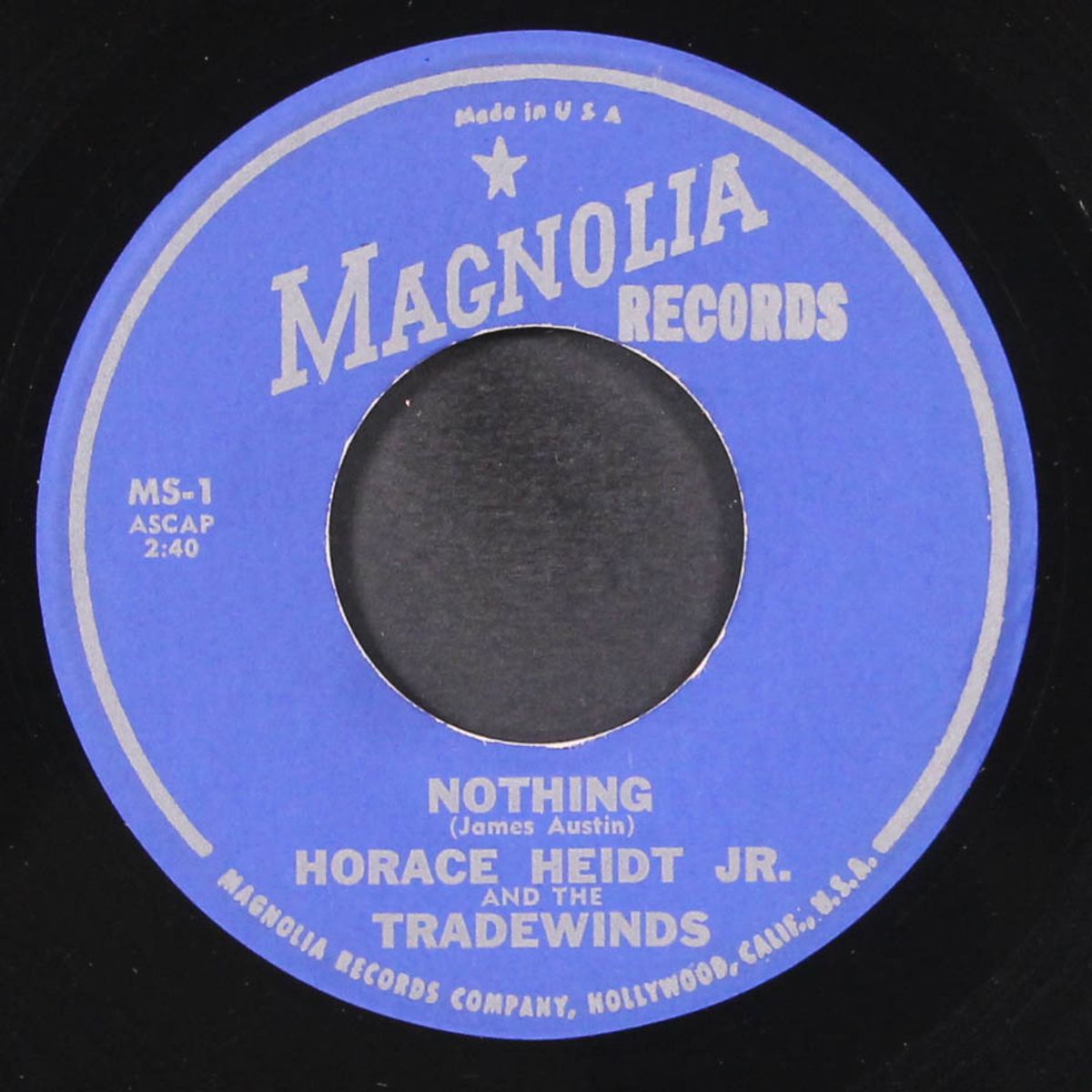 nothing / what can i do by HORACE HEIDT JR.
