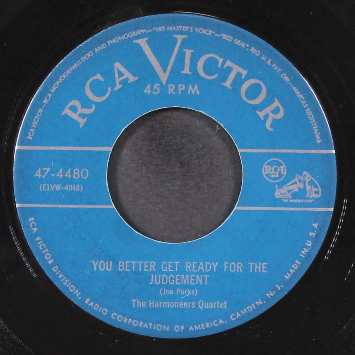 you better get ready for the judgement by HARMONEERS QUARTET
