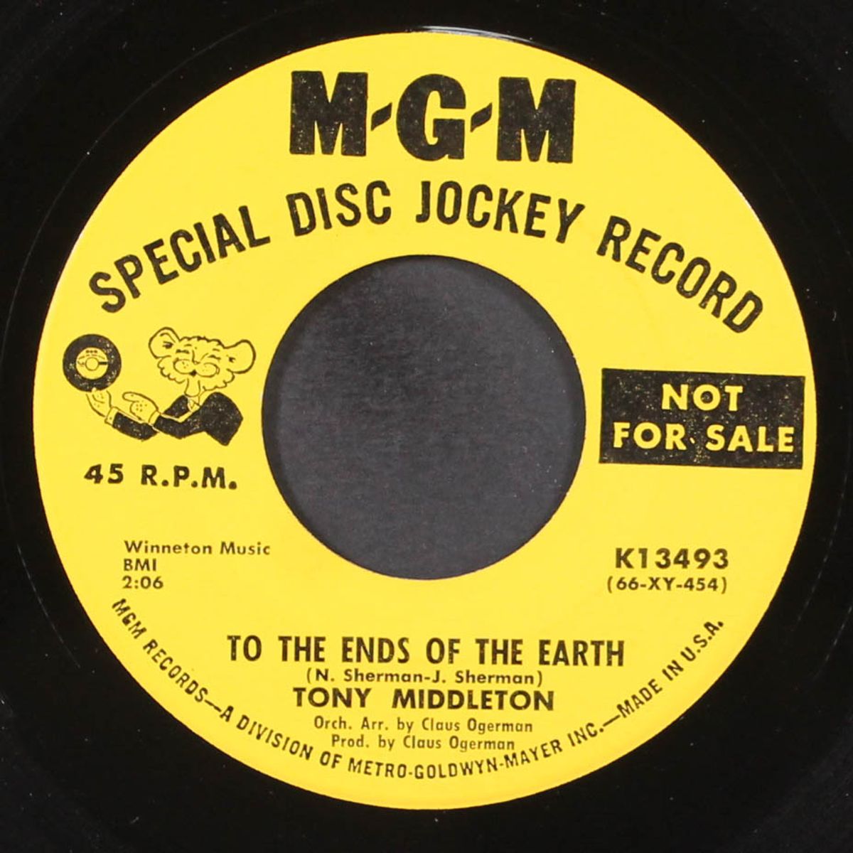 to the ends of the earth / don't ever leave me by TONY MIDDLETON