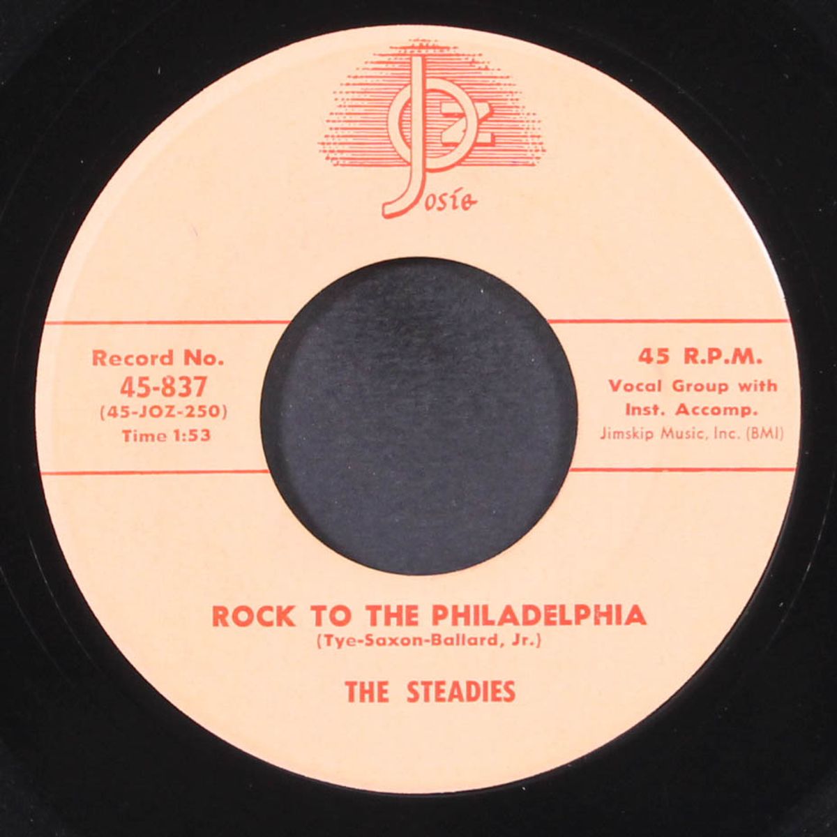 rock to the philadelphia / one kiss and that's all by STEADIES