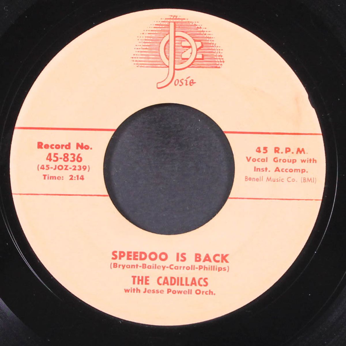 speedoo is back / a' looka here by CADILLACS