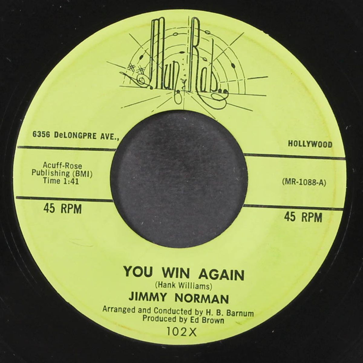 you win again / thank him by JIMMY NORMAN