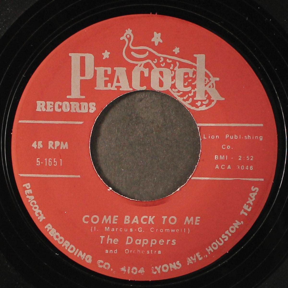 come back to me / mambo oongh by DAPPERS