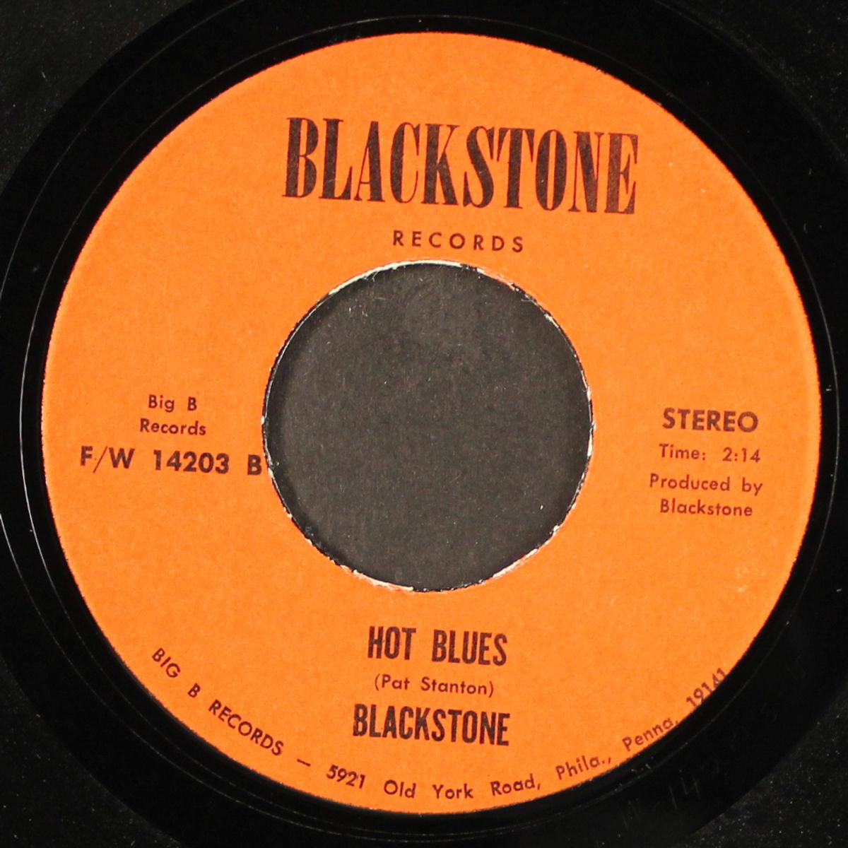 kain (the nubian) / hot blues by BLACKSTONE