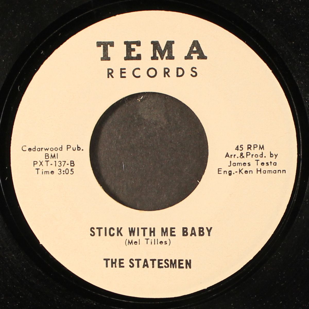 stop and get a ticket / stick with me baby by STATESMEN