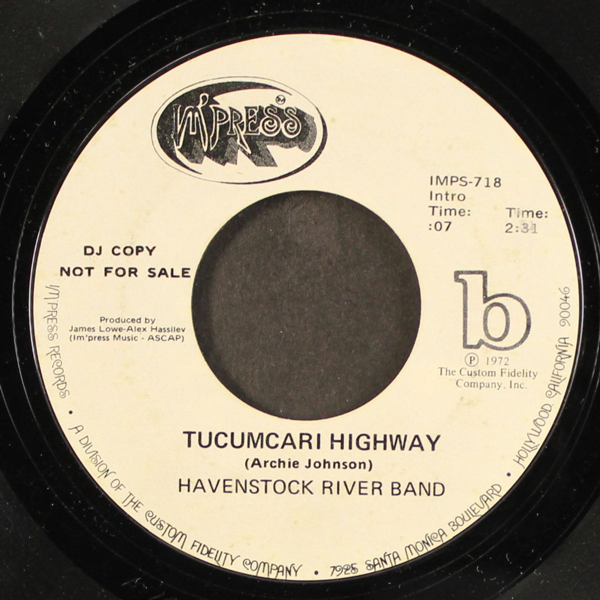 tucumcari highway / feet creek by HAVENSTOCK RIVER BAND