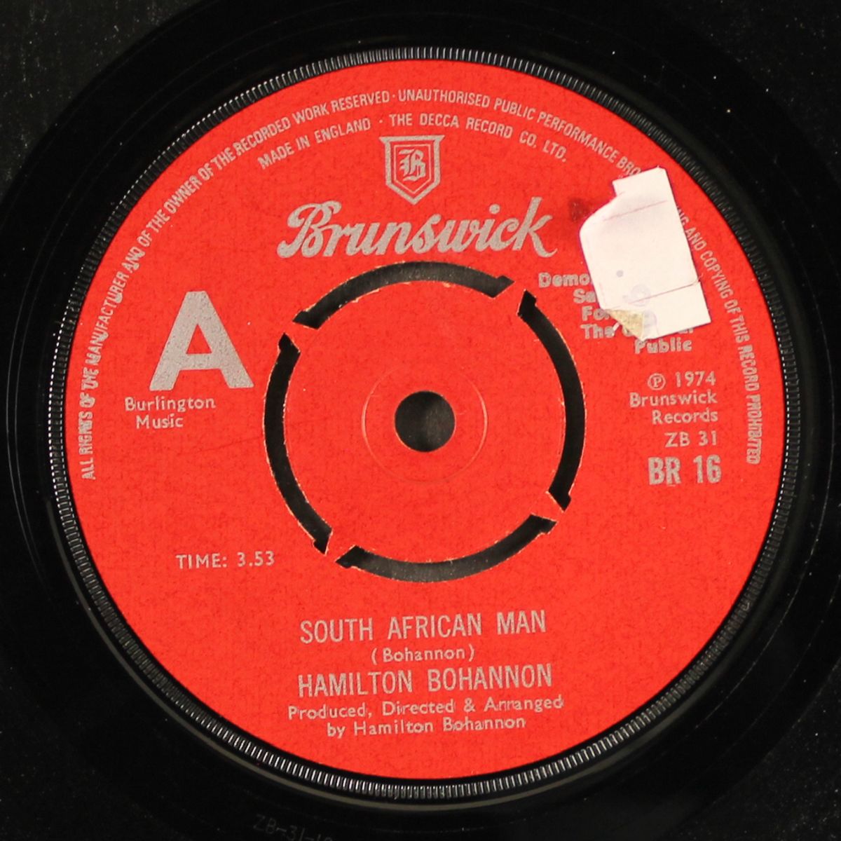 south african man / have a good day by HAMILTON BOHANNON
