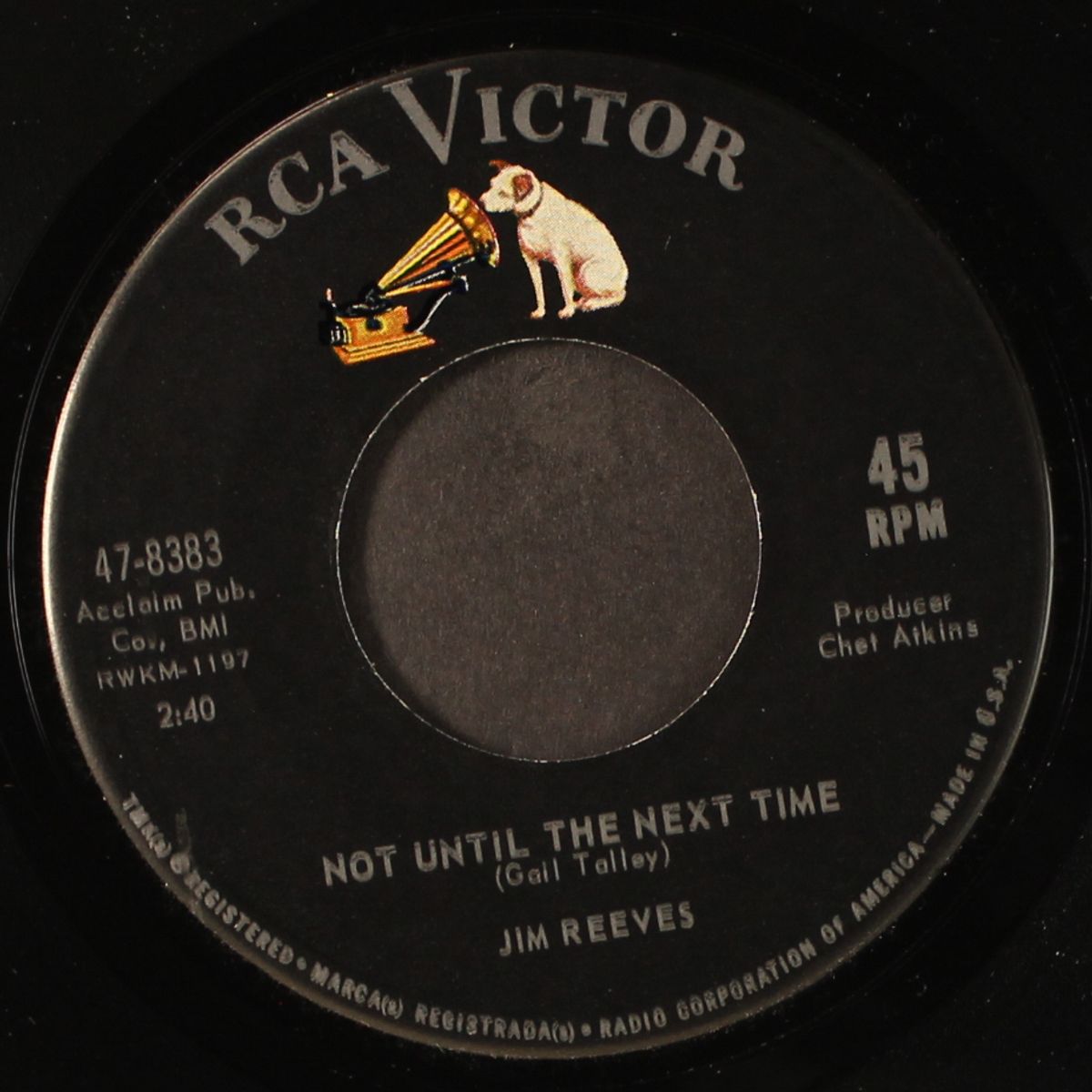 i guess i'm crazy / not until the next time by JIM REEVES
