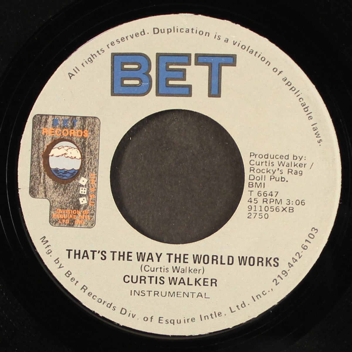 that's the way the world works by CURTIS WALKER