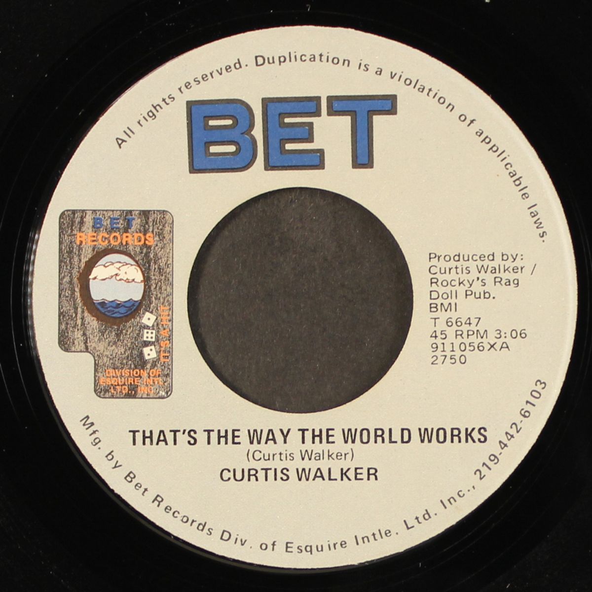 that's the way the world works by CURTIS WALKER