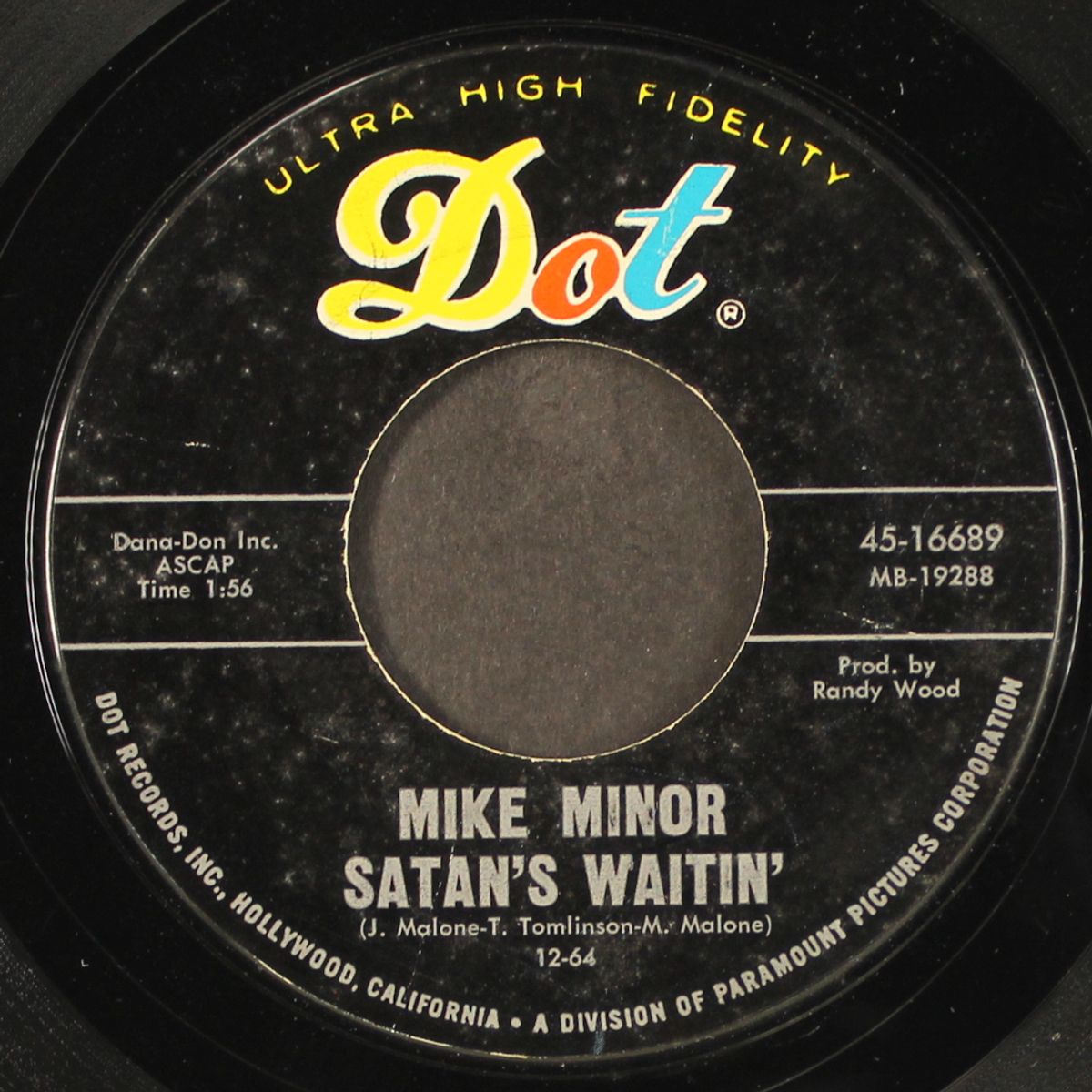 satan's waitin' / me and my shadow by MIKE MINOR