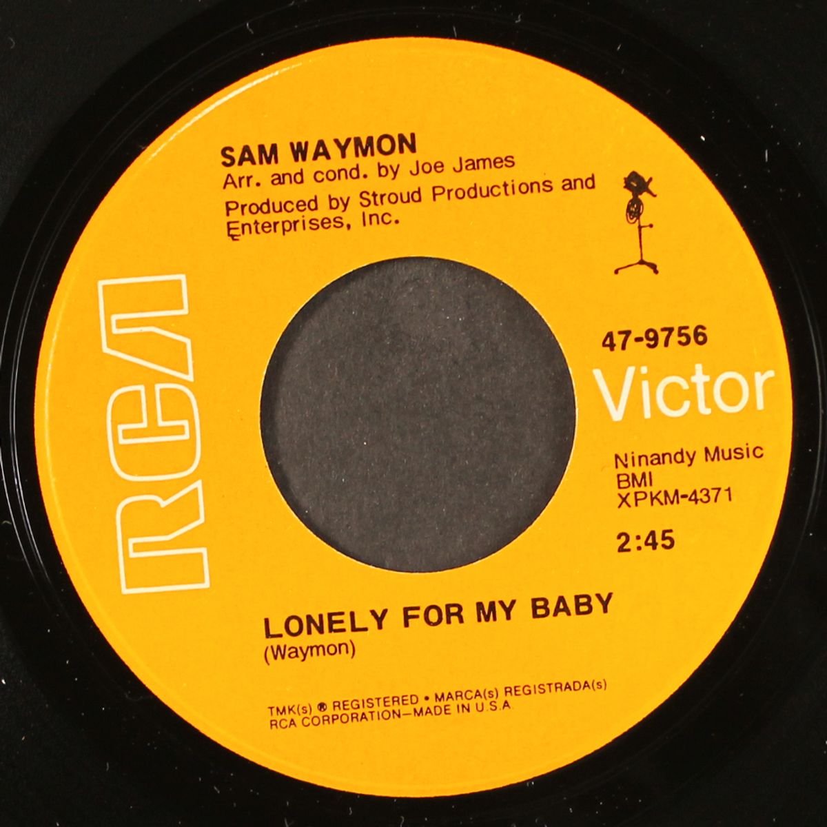 hey love / lonely for my baby by SAM WAYMON