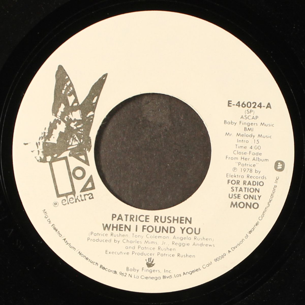 when i found you / mono by PATRICE RUSHEN