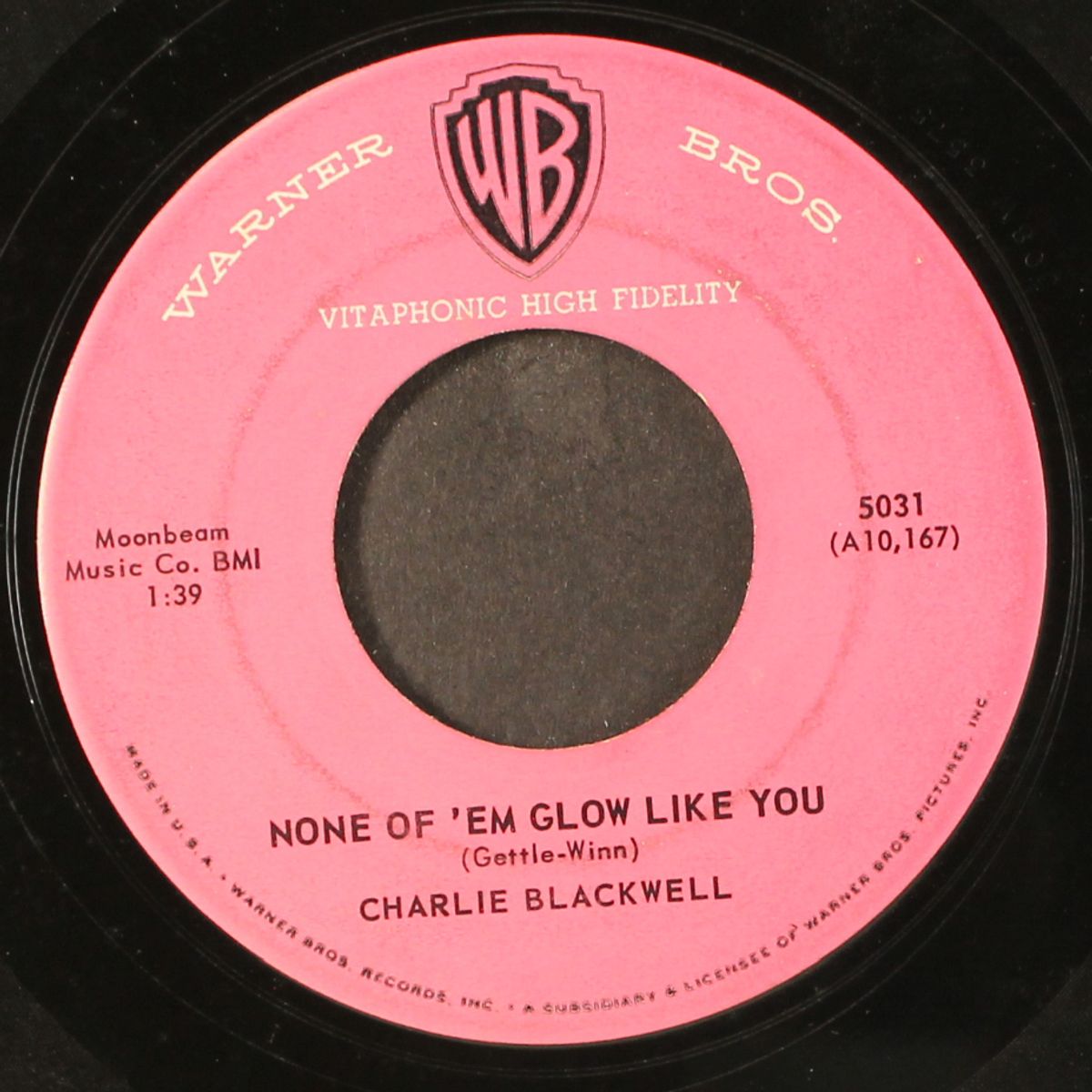 midnight oil / none of 'em glow like you by CHARLIE BLACKWELL