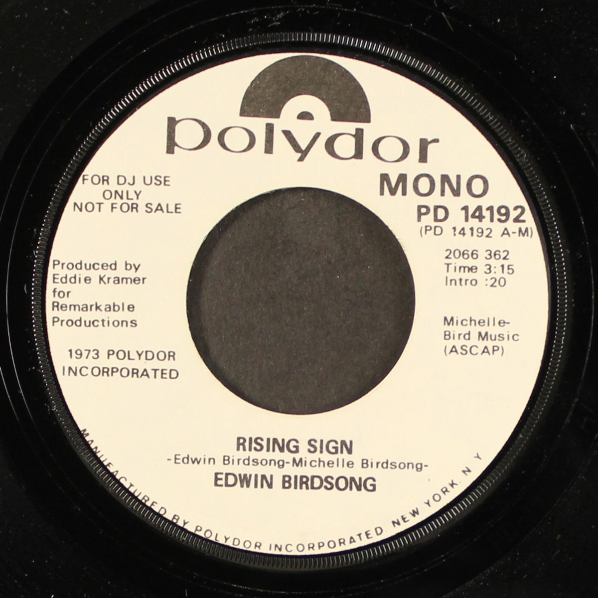 rising sign / mono by EDWIN BIRDSONG