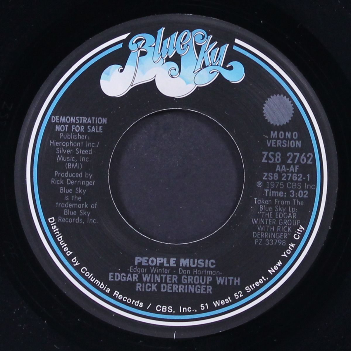 people music / mono by EDGAR WINTER GROUP W/ RICK DERRINGER