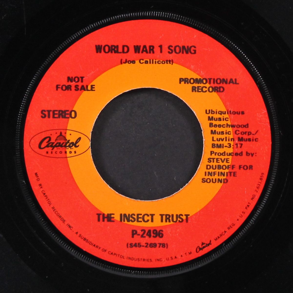 been here and gone so soon / world war 1 song by INSECT TRUST