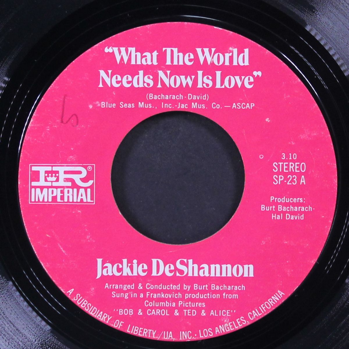 what the world needs now is love / mono by JACKIE DE SHANNON