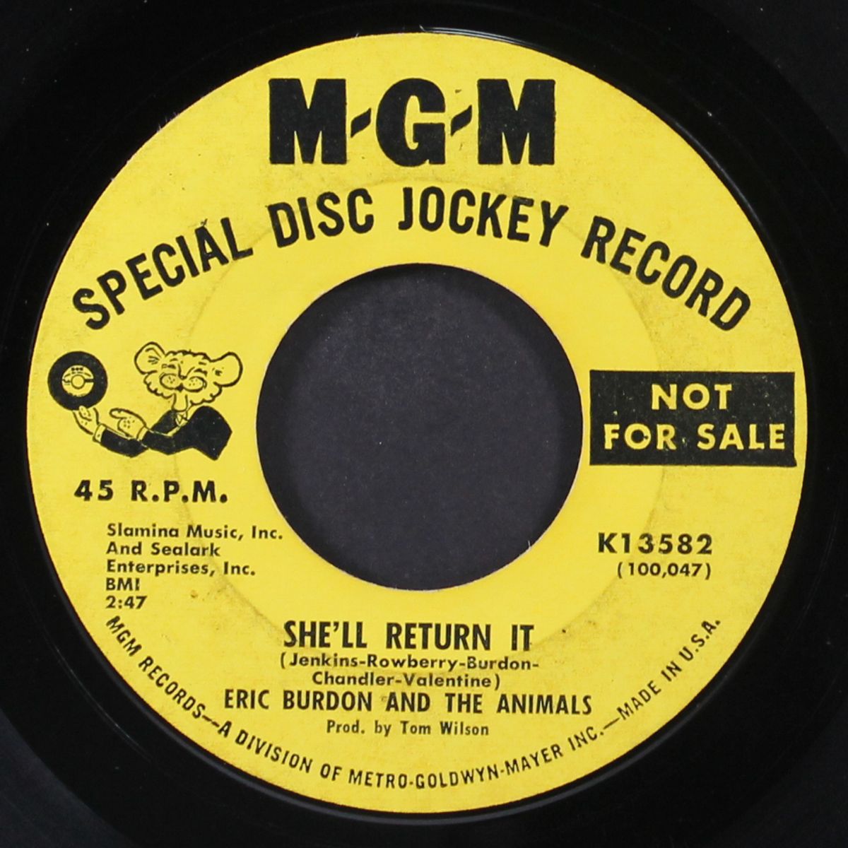see see rider / she'll return it by ERIC BURDON & ANIMALS