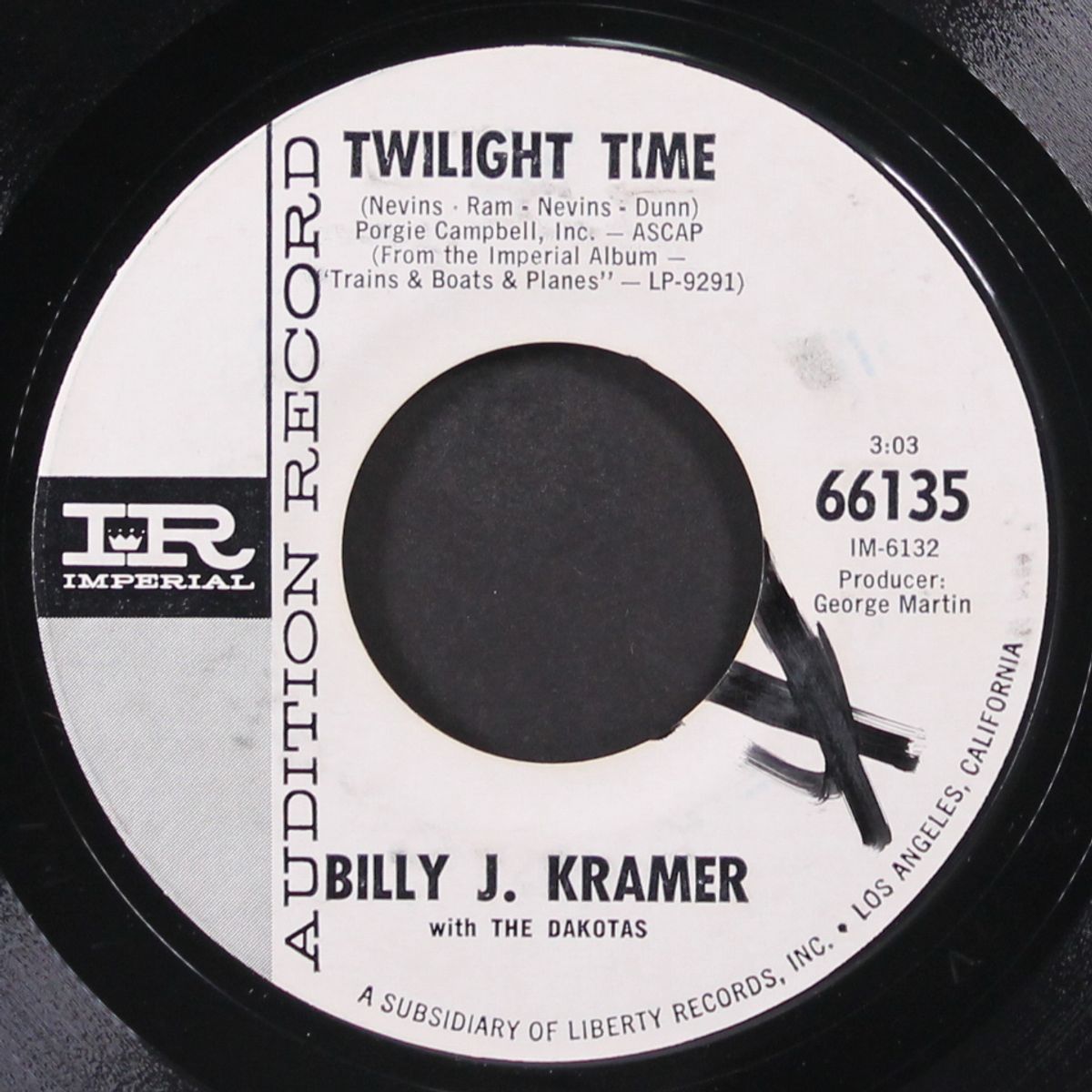 twilight time / irresistible you by BILLY J. KRAMER & DAKOTAS