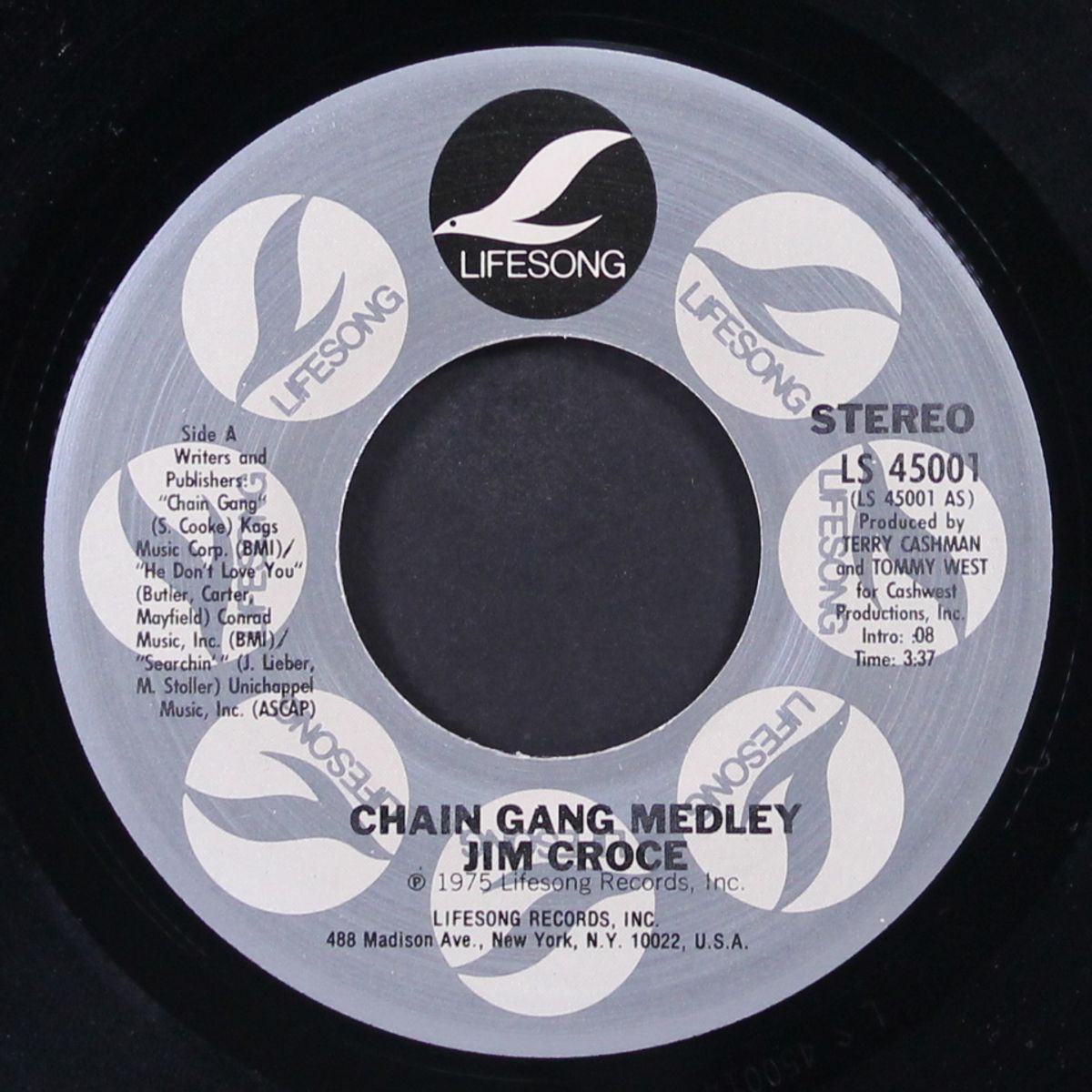 chain gang melody / stone walls by JIM CROCE