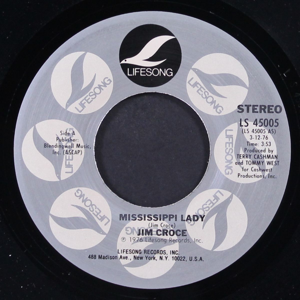 mississippi lady / maybe tomorrow by JIM CROCE