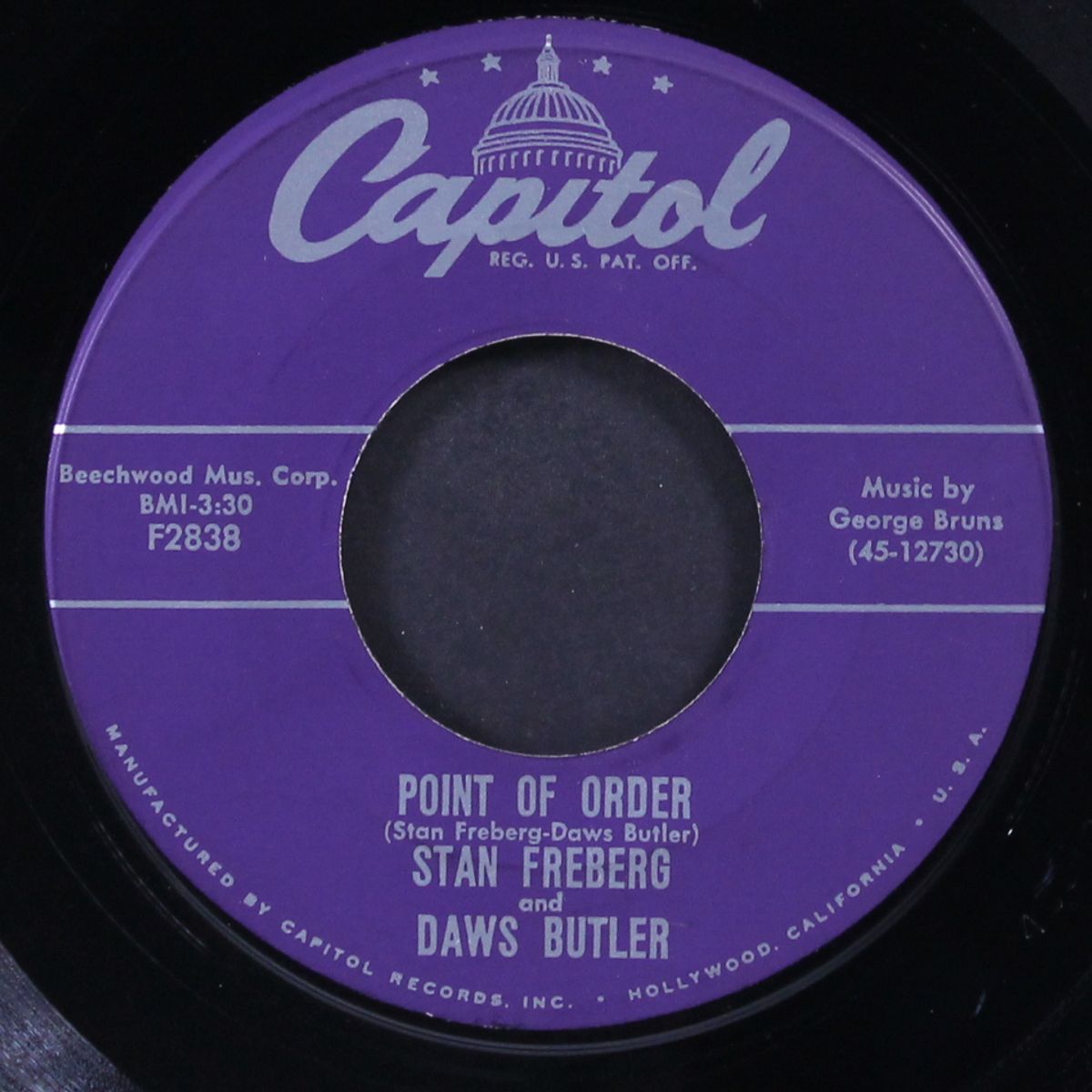 person to pearson / point of order by STAN FREBERG & DAWS BUTLER