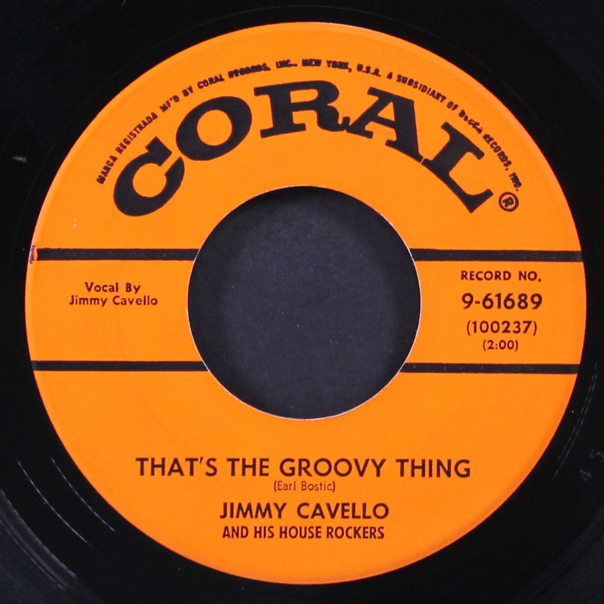 soda shoppe rock / that's the groovy thing by JIMMY CAVELLO