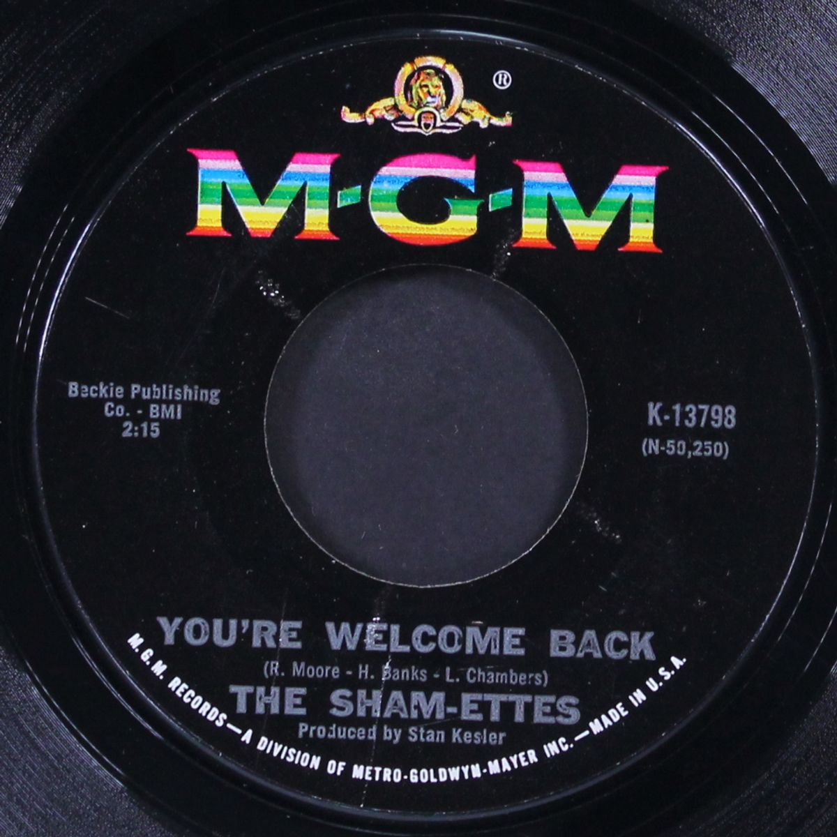 you're welcome back / he'll come back by SHAM-ETTES