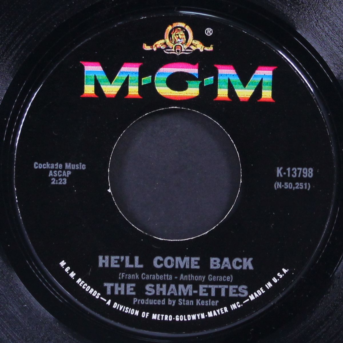 you're welcome back / he'll come back by SHAM-ETTES