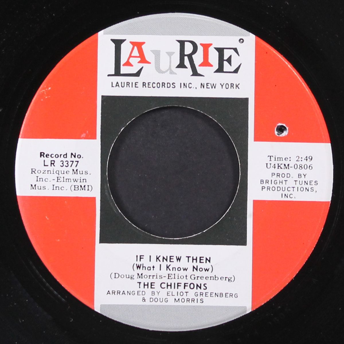 keep the boy happy / if i knew then by CHIFFONS