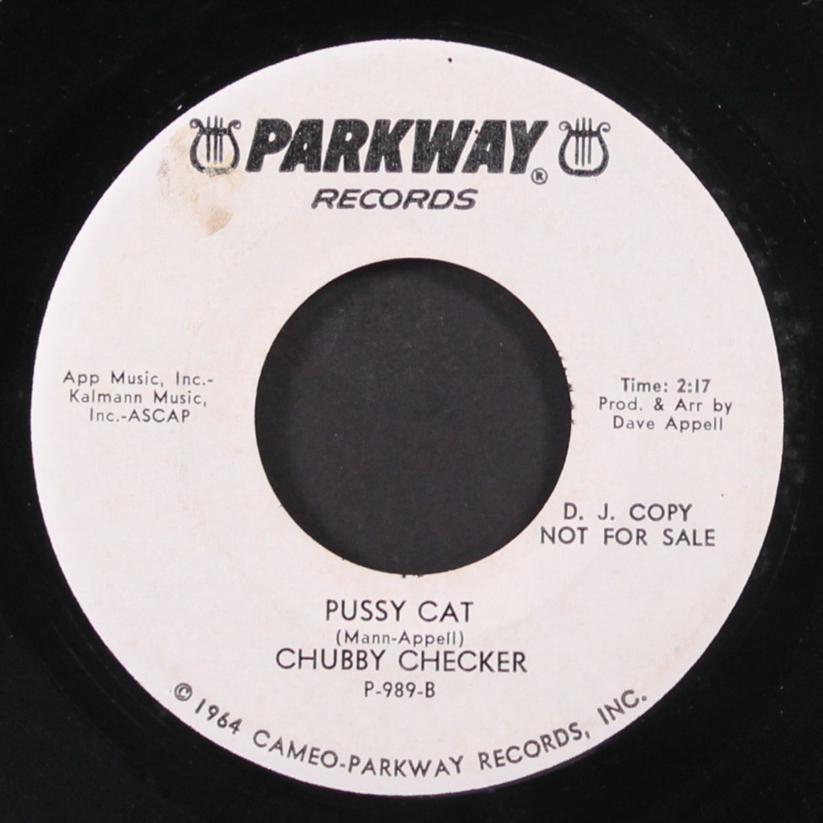 hey you! little boo-ga-loo / pussy cat by CHUBBY CHECKER