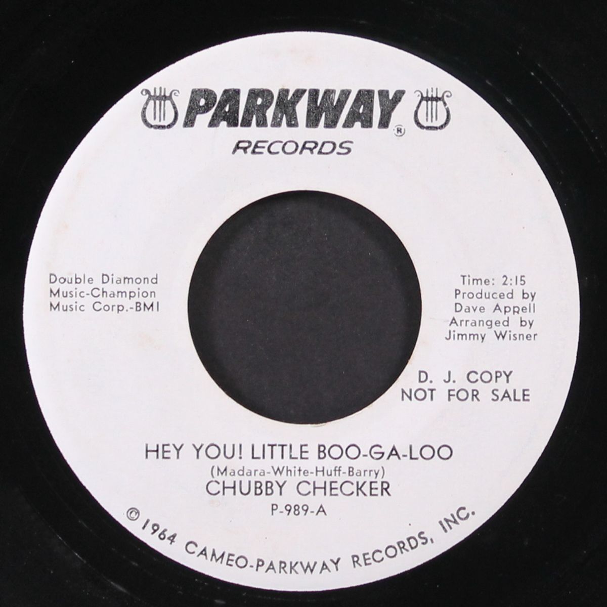 hey you! little boo-ga-loo / pussy cat by CHUBBY CHECKER