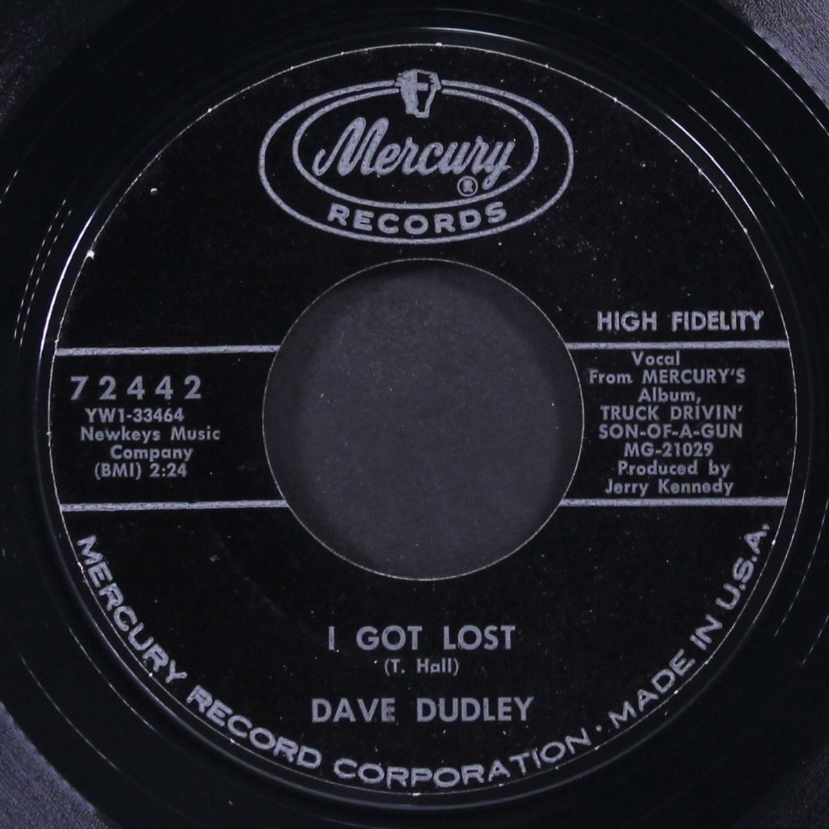 truck drivin' son-of-a-gun / i got lost by DAVE DUDLEY