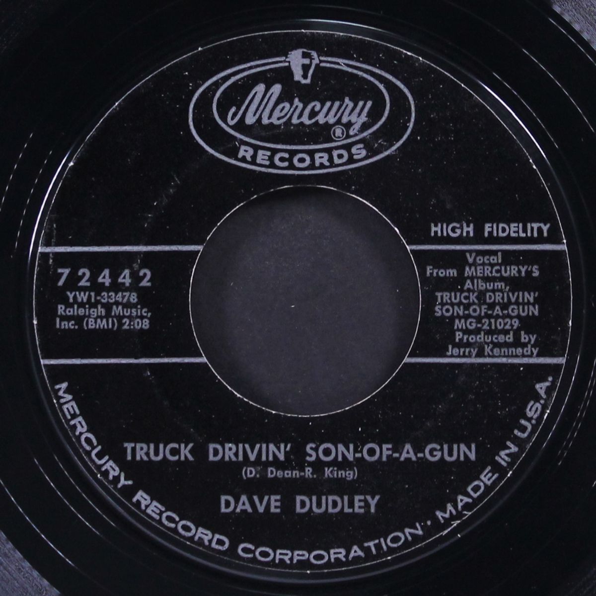 truck drivin' son-of-a-gun / i got lost by DAVE DUDLEY