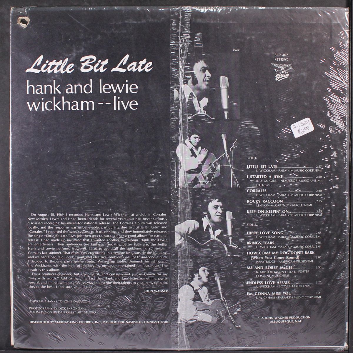 little bit late by HANK & LEWIE WICKHAM