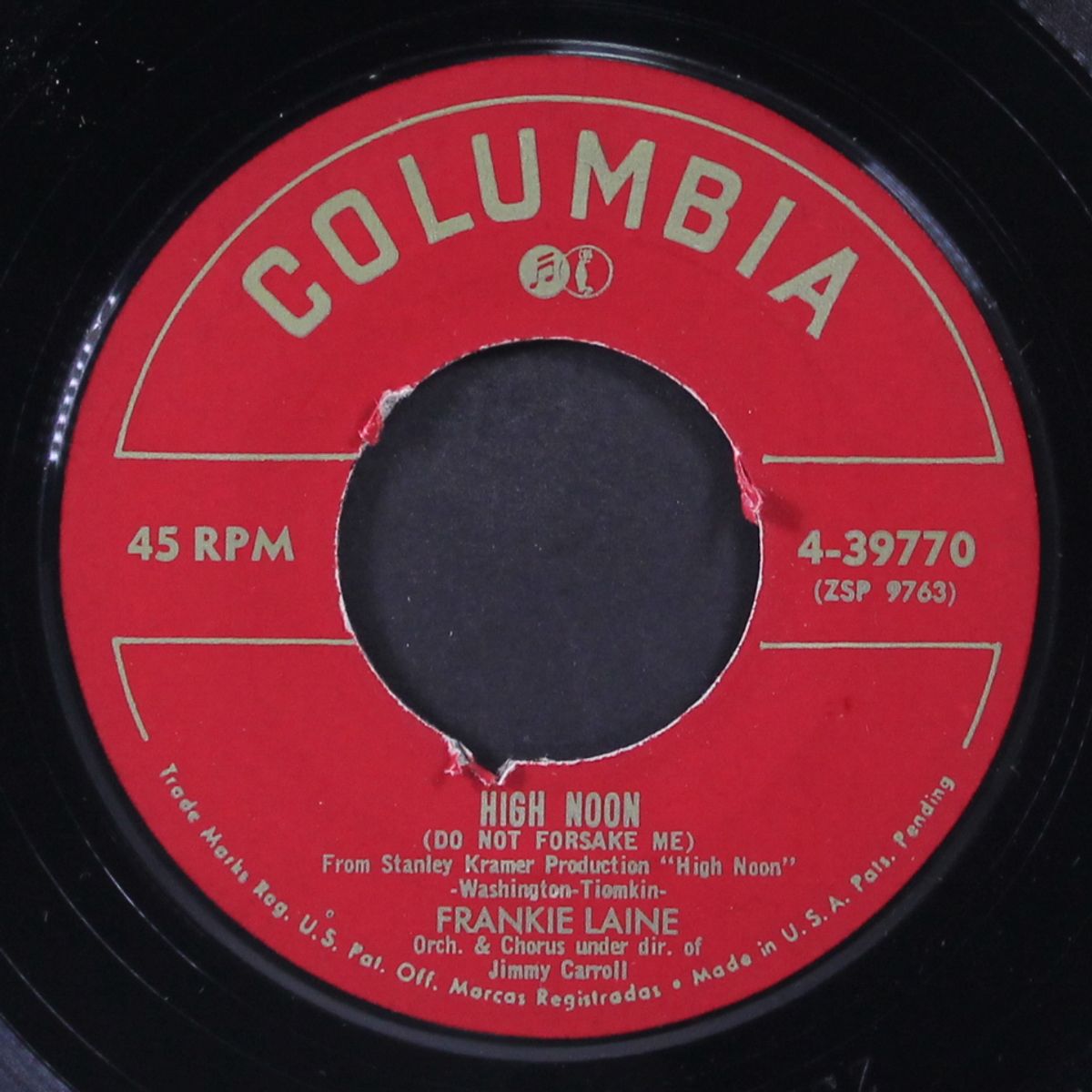 high noon / rock of gibralter by FRANKIE LAINE