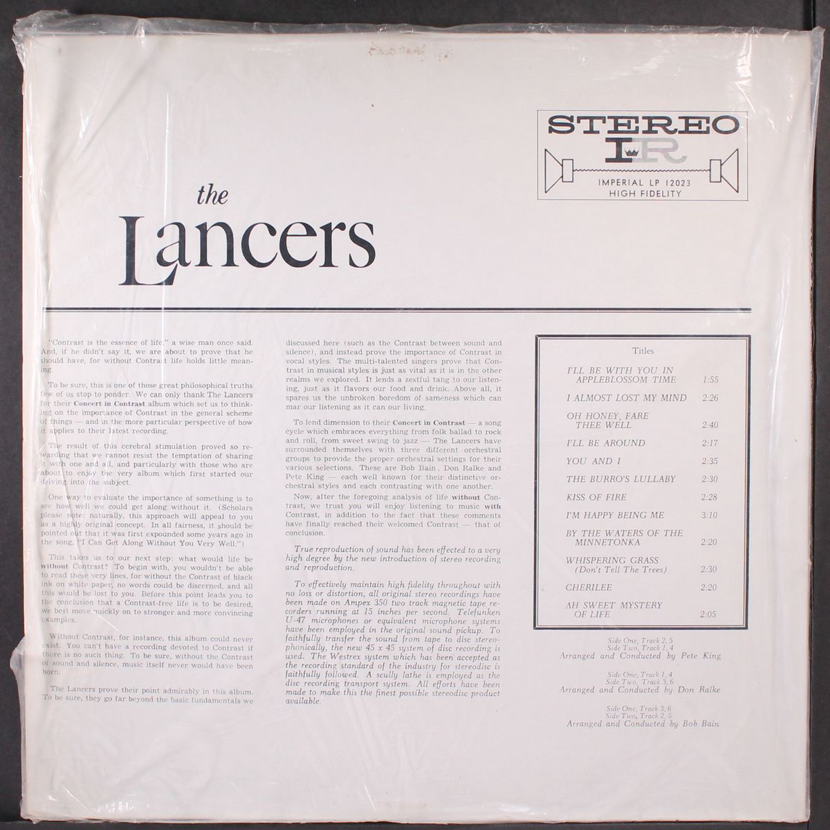 concert in contrasts by LANCERS