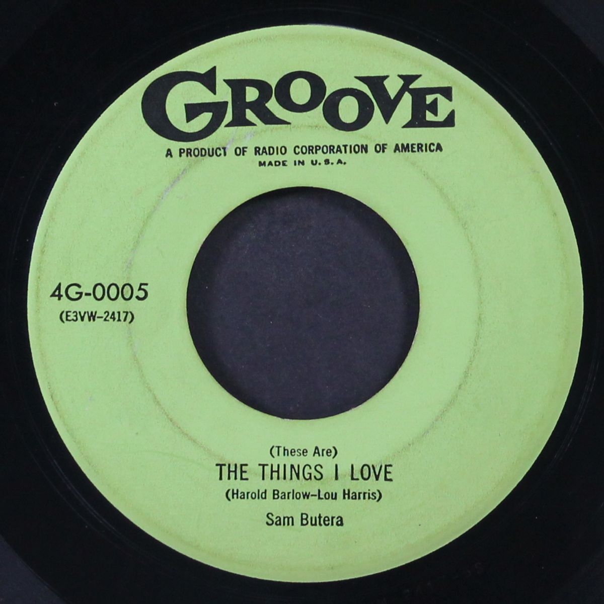 the things i love / i don't want to set the world on fire by SAM BUTERA