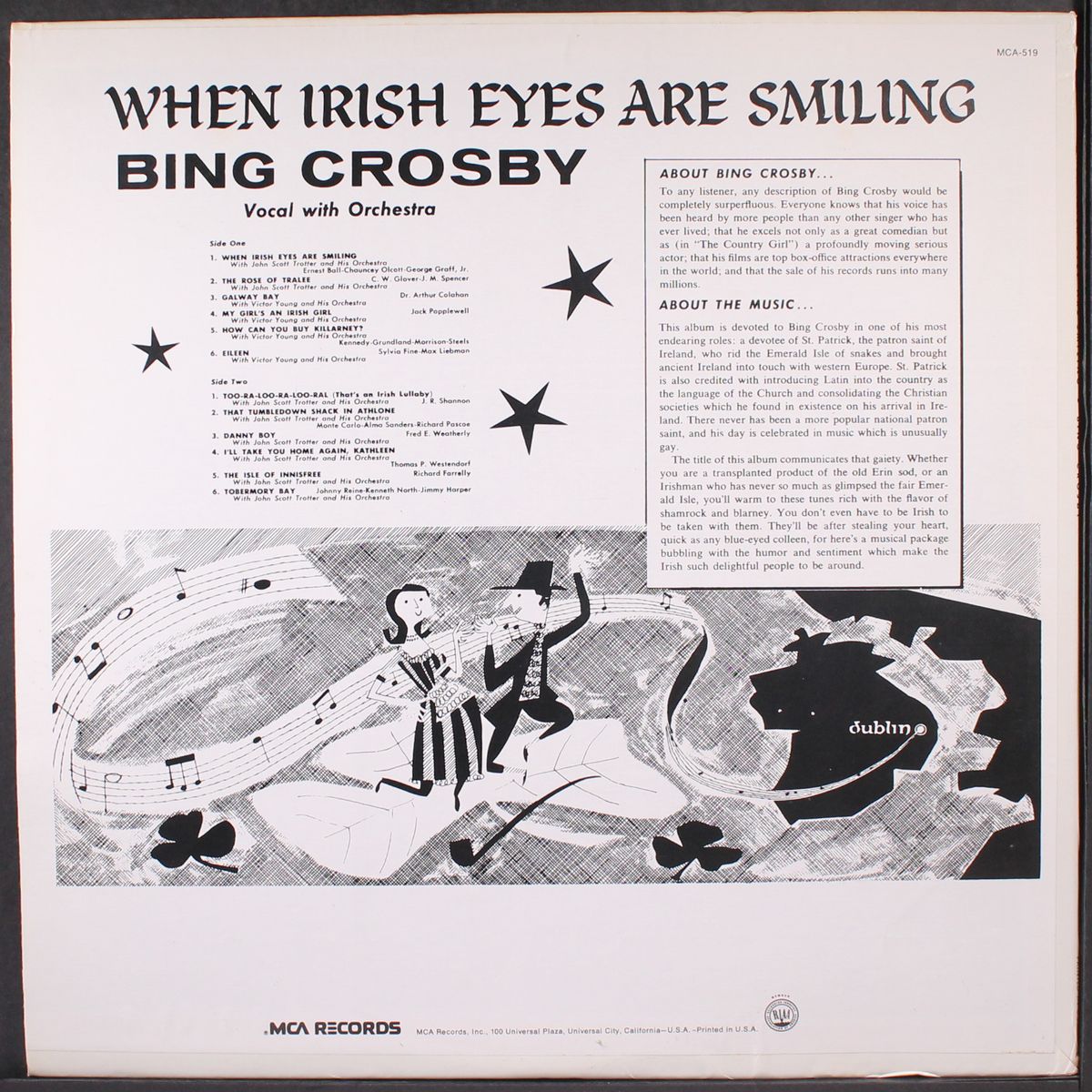 when irish eyes are smiling by BING CROSBY