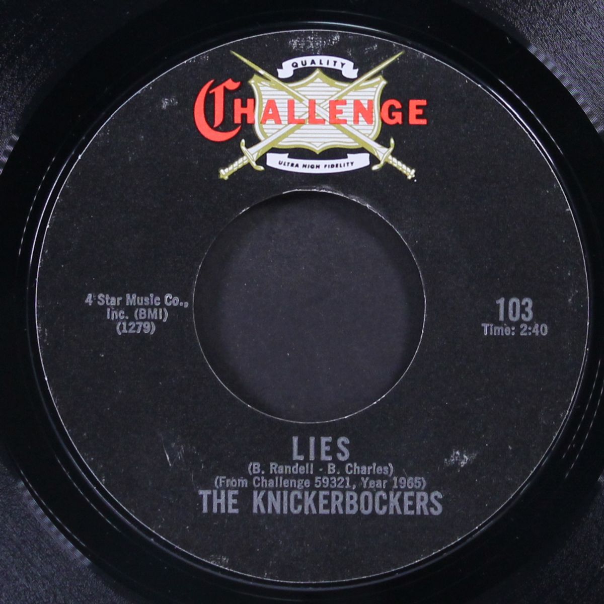 lies / heart & soul by KNICKERBOCKERS / JAN & DEAN