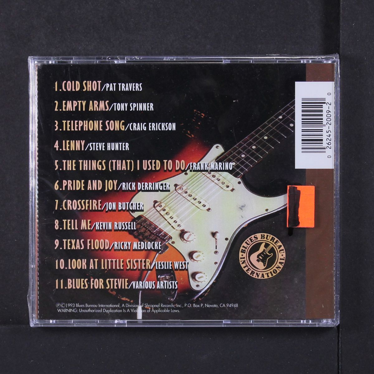 hats off to stevie ray by VARIOUS