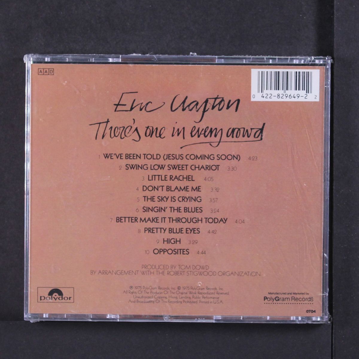 there's one in every crowd by ERIC CLAPTON