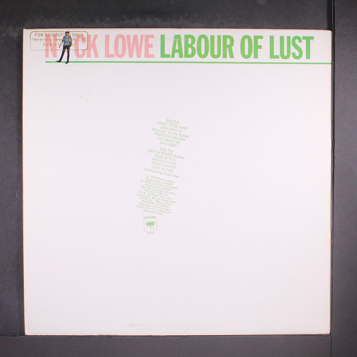 labour of lust by NICK LOWE