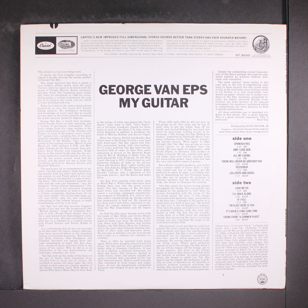 my guitar by GEORGE VAN EPS